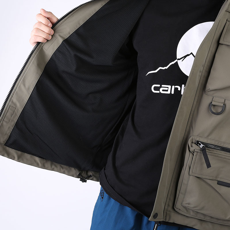 Мужская куртка Carhartt WIP Elmwood Jacket (I026022-moor)  - цена, описание, фото 7